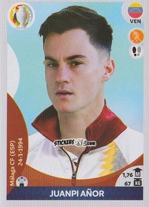 Sticker Juanpi Añor - CONMEBOL Copa América 2021 Preview n. 323 - Panini