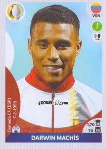Sticker Darwin Machís - CONMEBOL Copa América 2021 Preview n. 329 - Panini