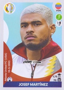 Sticker Josef Martínez - CONMEBOL Copa América 2021 Preview n. 330 - Panini