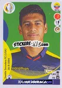 Sticker Xavier Arreaga (captain) - CONMEBOL Copa América 2021 Preview - Panini