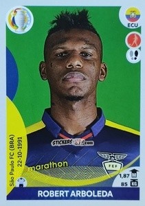 Sticker Robert Arboleda - CONMEBOL Copa América 2021 Preview n. 345 - Panini