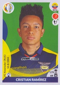 Sticker Cristian Ramirez - CONMEBOL Copa América 2021 Preview n. 349 - Panini