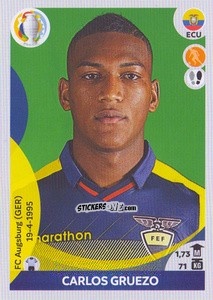 Sticker Carlos Gruezo - CONMEBOL Copa América 2021 Preview n. 352 - Panini