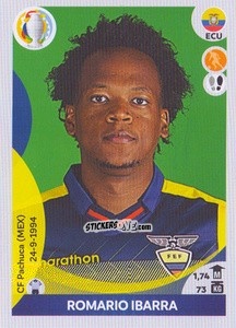 Sticker Romário Ibarra - CONMEBOL Copa América 2021 Preview n. 353 - Panini