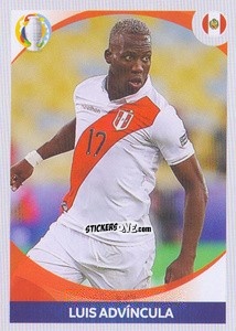 Sticker Luis Advíncula (in action) - CONMEBOL Copa América 2021 Preview - Panini