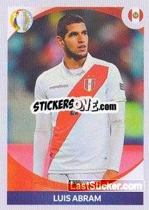 Sticker Luis Abram (in action) - CONMEBOL Copa América 2021 Preview - Panini
