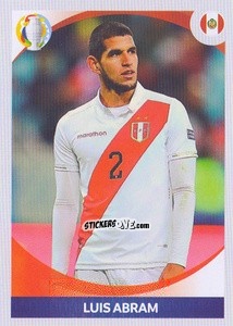 Sticker Luis Abram (in action) - CONMEBOL Copa América 2021 Preview n. 369 - Panini