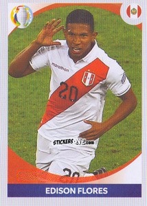 Sticker Edison Flores (in action) - CONMEBOL Copa América 2021 Preview n. 371 - Panini