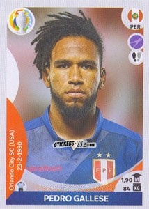 Sticker Pedro Gallese - CONMEBOL Copa América 2021 Preview n. 373 - Panini