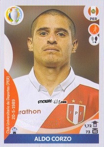 Sticker Aldo Corzo - CONMEBOL Copa América 2021 Preview n. 379 - Panini