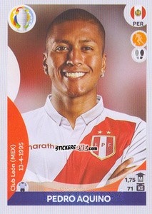 Cromo Pedro Aquino - CONMEBOL Copa América 2021 Preview - Panini