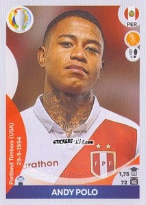 Sticker Andy Polo - CONMEBOL Copa América 2021 Preview n. 387 - Panini