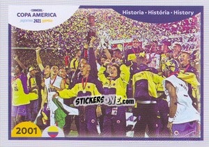 Cromo Colombia (Copa America 2001 Winners)