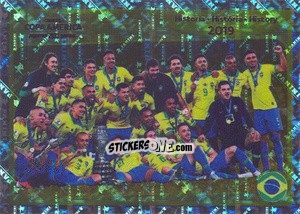 Sticker Brazil (Copa America 2019 Champion) - CONMEBOL Copa América 2021 Preview n. 395 - Panini