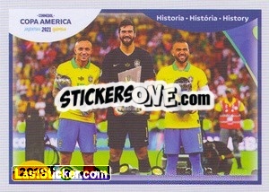 Sticker Prize Delivery 2019 - CONMEBOL Copa América 2021 Preview - Panini