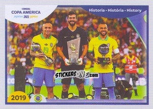 Sticker Prize Delivery 2019 - CONMEBOL Copa América 2021 Preview n. 397 - Panini