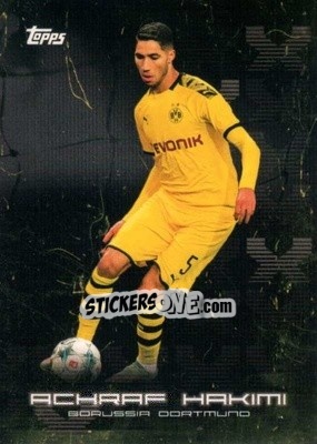 Cromo Achraf Hakimi - BVB Borussia Dortmund 2020 - Topps
