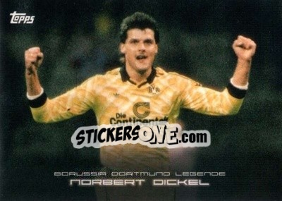 Sticker Norbert Dickel - BVB Borussia Dortmund 2020 n. 37 - Topps