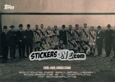 Sticker 19.12.1909 - BVB Borussia Dortmund 2020 - Topps