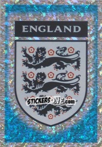 Sticker England Football Association Emblem - UEFA Euro Belgium-Netherlands 2000 n. 1 - Merlin