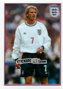 Sticker David Beckham - UEFA Euro Belgium-Netherlands 2000 - Merlin