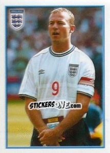 Sticker Alan Shearer - UEFA Euro Belgium-Netherlands 2000 - Merlin