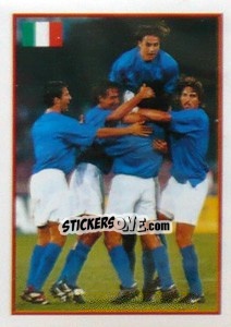 Sticker Italy - UEFA Euro Belgium-Netherlands 2000 n. 32 - Merlin