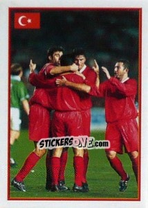 Sticker Turkey - UEFA Euro Belgium-Netherlands 2000 n. 35 - Merlin