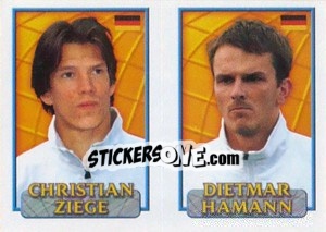 Figurina Ziege / Hamann  - UEFA Euro Belgium-Netherlands 2000 - Merlin