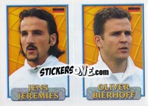 Sticker Jeremies / Bierhoff  - UEFA Euro Belgium-Netherlands 2000 n. 45 - Merlin