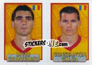 Sticker Ciobitariu / Gâlca  - UEFA Euro Belgium-Netherlands 2000 - Merlin
