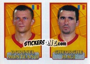 Sticker Munteanu / Hagi  - UEFA Euro Belgium-Netherlands 2000 n. 51 - Merlin