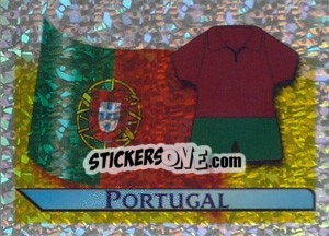 Figurina Flag and Kit - UEFA Euro Belgium-Netherlands 2000 - Merlin