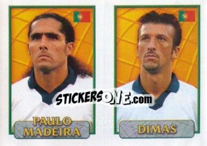 Sticker Madeira / Dimas  - UEFA Euro Belgium-Netherlands 2000 n. 56 - Merlin