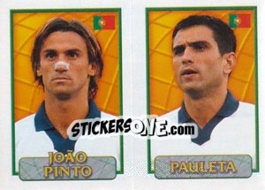 Sticker João Pinto / Pauleta  - UEFA Euro Belgium-Netherlands 2000 n. 60 - Merlin