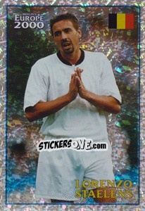 Sticker Lorenzo Staelens (Belgium) - UEFA Euro Belgium-Netherlands 2000 - Merlin