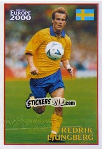 Sticker Fredrik Ljungberg (Sweden) - UEFA Euro Belgium-Netherlands 2000 - Merlin