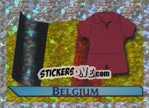 Sticker Flag and Kit - UEFA Euro Belgium-Netherlands 2000 n. 72 - Merlin