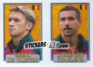 Sticker De Vlieger / Staelens  - UEFA Euro Belgium-Netherlands 2000 n. 73 - Merlin