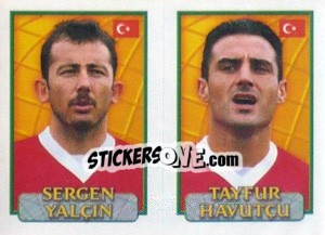 Figurina Sergen / Tayfur  - UEFA Euro Belgium-Netherlands 2000 n. 90 - Merlin