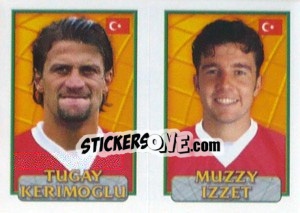 Sticker Tugay / Muzzy Izzet  - UEFA Euro Belgium-Netherlands 2000 n. 91 - Merlin