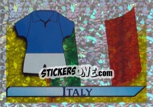 Sticker Flag and Kit - UEFA Euro Belgium-Netherlands 2000 - Merlin