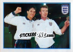 Sticker Alan Shearer - UEFA Euro Belgium-Netherlands 2000 - Merlin