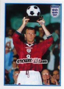 Sticker Alan Shearer - UEFA Euro Belgium-Netherlands 2000 - Merlin