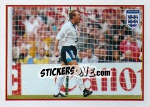 Cromo Stuart Pierce (England) - UEFA Euro Belgium-Netherlands 2000 - Merlin
