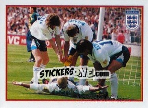 Figurina Paul Gascoigne (England) - UEFA Euro Belgium-Netherlands 2000 - Merlin