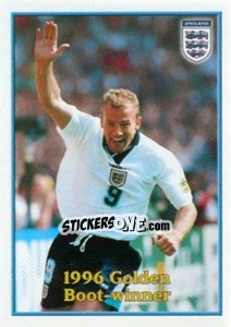 Sticker Alan Shearer - 1996 Golden Boot Winner - UEFA Euro Belgium-Netherlands 2000 n. 108 - Merlin