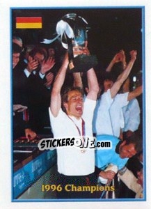 Sticker Germany - 1996 Champions - UEFA Euro Belgium-Netherlands 2000 - Merlin