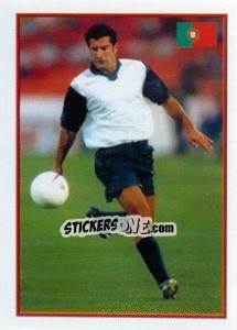 Sticker Luis Figo (dribbling) - UEFA Euro Belgium-Netherlands 2000 n. 113 - Merlin