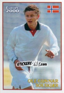 Sticker Ole Gunnar Solskjaer (Norway) - UEFA Euro Belgium-Netherlands 2000 - Merlin